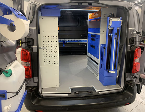 Utilitaire optimisé aménagé