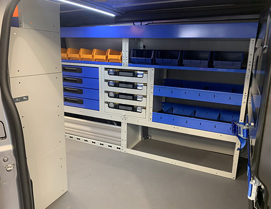 Rayonnage utilitaire configurable