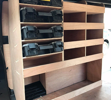 Exemple d’aménagements d’utilitaire en bois (4)