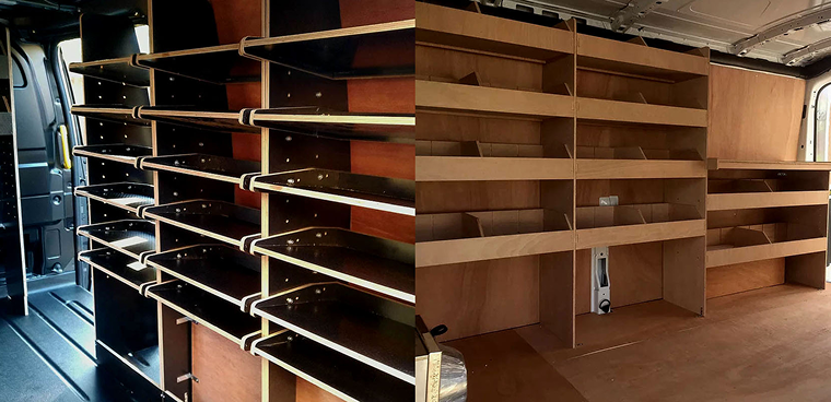 Exemple d’aménagements d’utilitaire en bois (2)